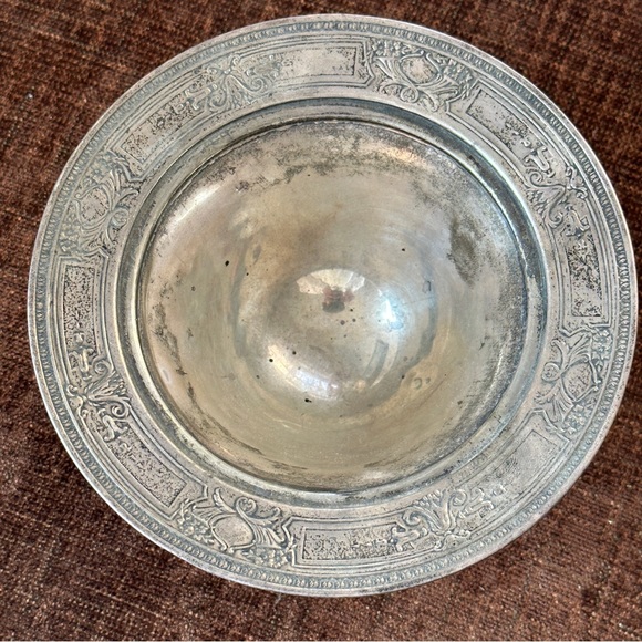 Sterling Silver Flower Arranger with Brass Screen - Picture 12 of 16